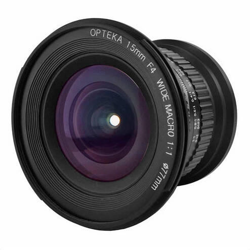 Opteka 4.0/15mm supergroothoek + makro 1:1 voor Canon EF