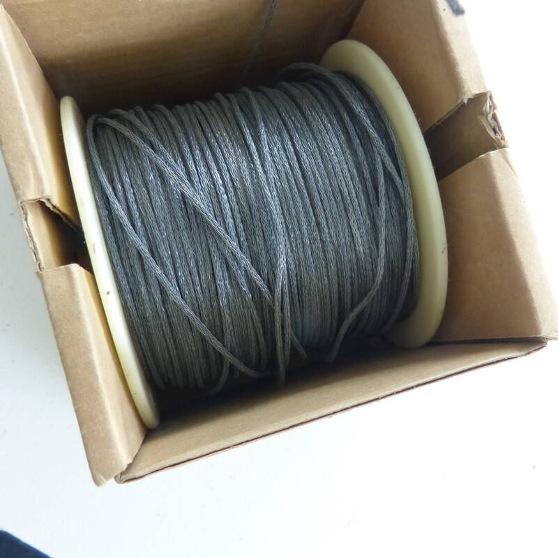 1x 160mtr. gevlochten draad 2,1mm 9kg