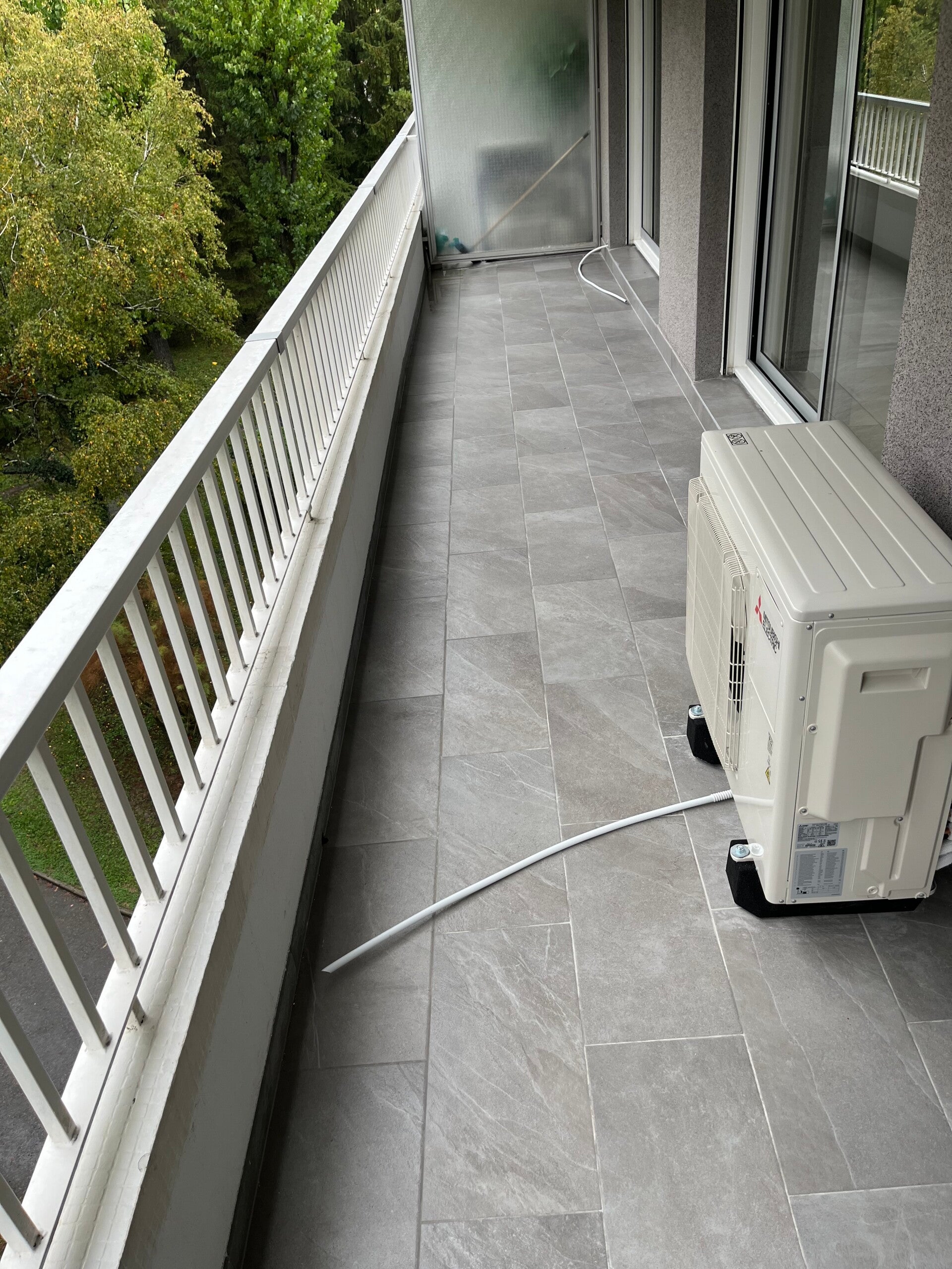 Nettoyage terrasse après travaux appartement Grenoble