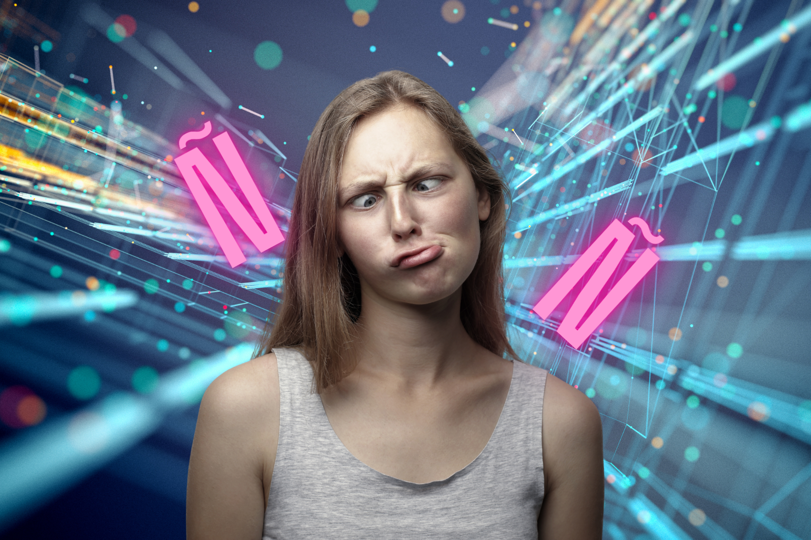 N met golfje, ofwel tilde, typen (ñ)