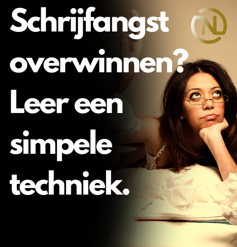 Schrijfangst overwinnen? Lees het blog hierover van Nederlands Taalbureau.