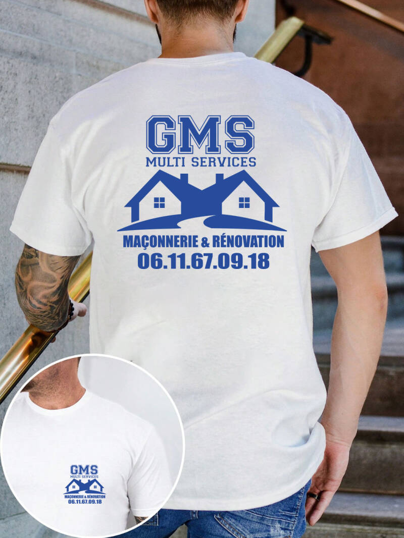Flocage t-shirt | GMS - Solliès-Pont