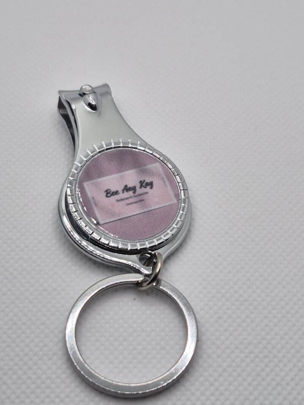 3-In-1 logo nail cutter + bottle opener + key chain