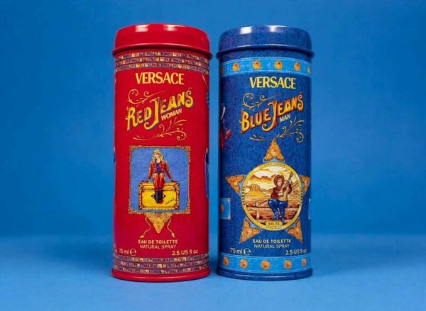 Blue and Red Jeans After shave