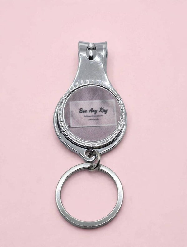 Bee Aay Kay Nail Clipper Keychain - 3-in-1