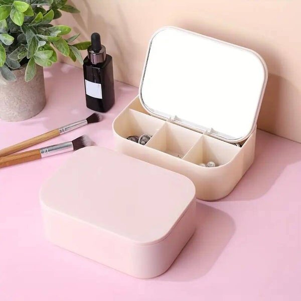Forever Beautiful Storage Mirror - 6 Compartment Organiser