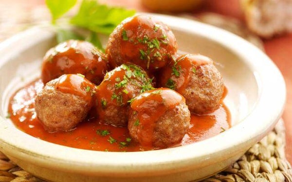 balletjes in tomatensaus