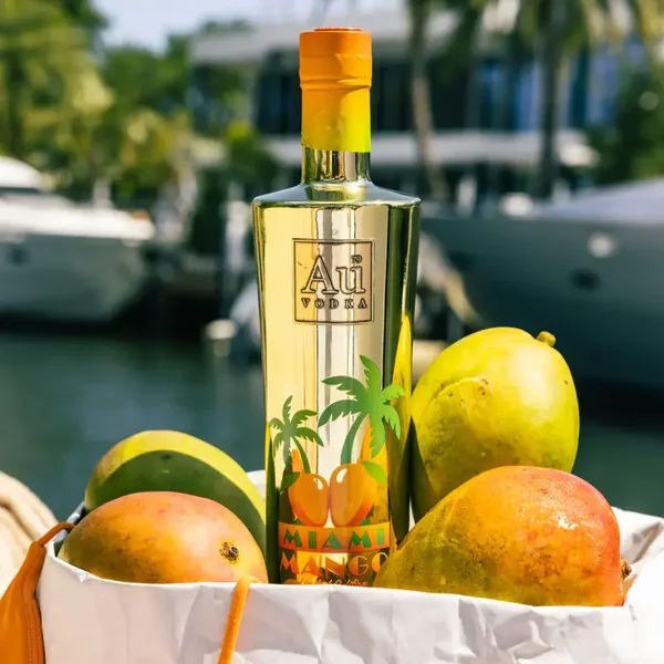 NIEUW !!!    AU Vodka Miami Mango
