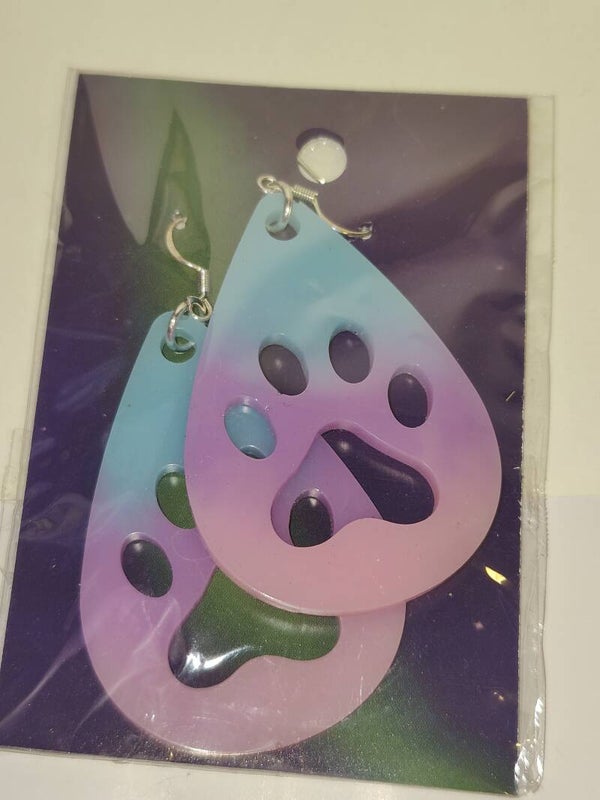 Korvakorut - Falling paw pinkki-violetti-sininen