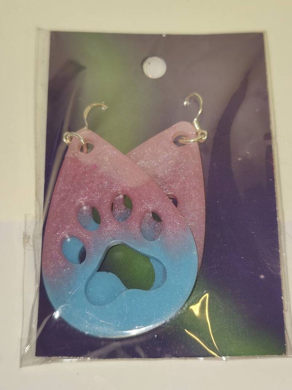 Korvakorut - Falling paw sininen-pinkki