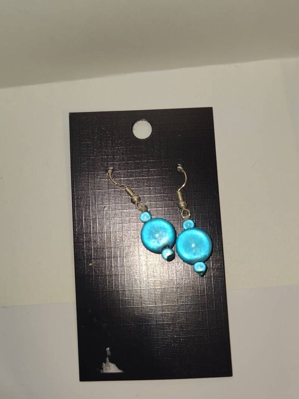 Korvakorut - turkoosit helemet