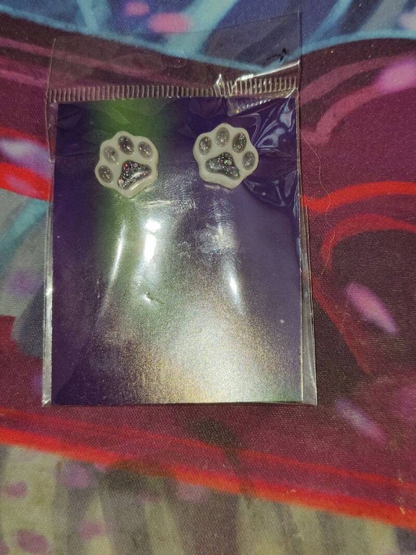 Korvakorut - glitteri tassut