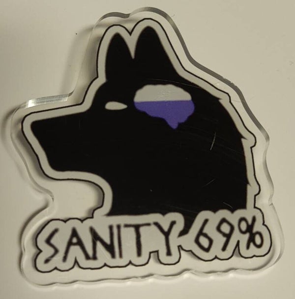 Akryylipinssi susi sanity 69%