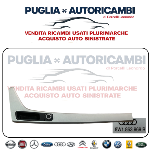 Copertura Modanatura Console Centrale Audi A4 B9 8W Originale 8W1863969R