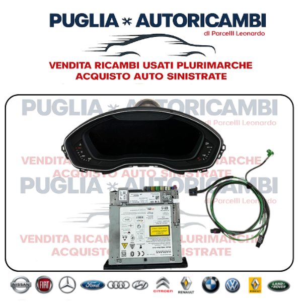 Kit Virtual Cockpit Completo Audi A4 A5 Q5 2020 MIB2 Originale (Quadro + Unità)