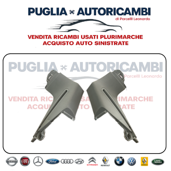 Coppia rivestimenti montanti interni baule (Destro e Sinistro) per Audi A4 B9 Avant/SW 2019. Codici 8W9867245D e 8W9867246D. Usato originale, spedizione 24/48h.