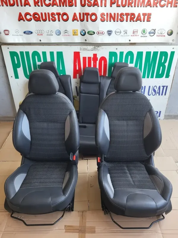 PEUGEOT 2008 I TAPPEZZERIA/SET SEDILI COMPLETO IN PELLE E STOFFA