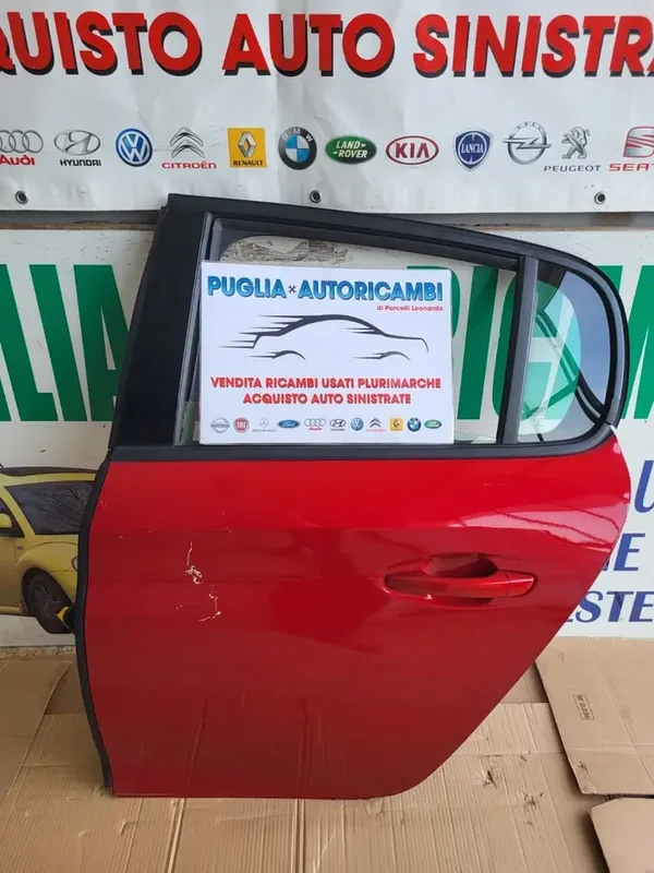 PORTIERA/PORTA/SPORTELLO POSTERIORE POST. SINISTRA SX PEUGEOT 208 II 2019/2024
