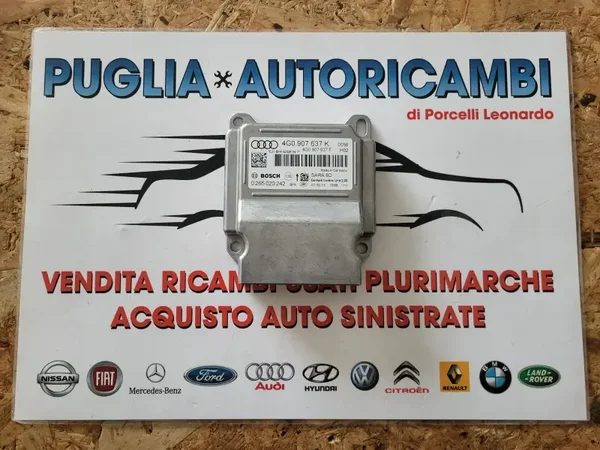 AUDI A6 4G MODULO SENSORE VELOCITA ROTAZIONE ACCELERAZIONE IMBARDATA 4G0907637K