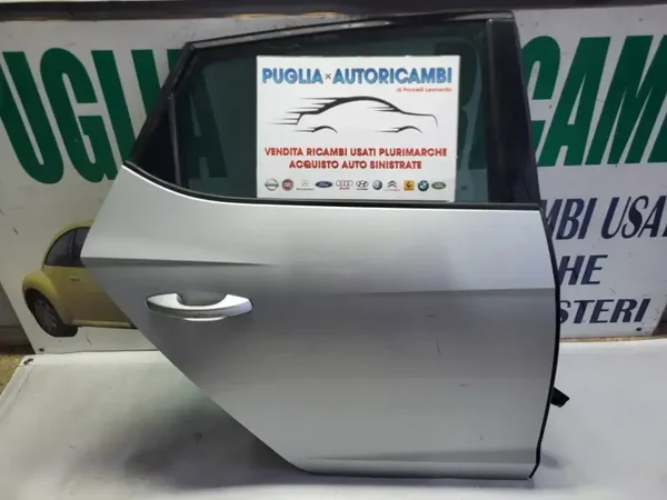 PORTIERA/PORTA/SPORTELLO POSTERIORE DESTRO SEAT LEON BERLINA GRIGIA 5F1