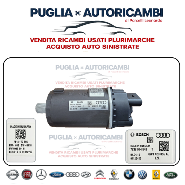 Motorino Elettrico Scatola Sterzo Servosterzo Audi A4 A5 B9 2.0 TDI 2019 Originale 8W1423055AE