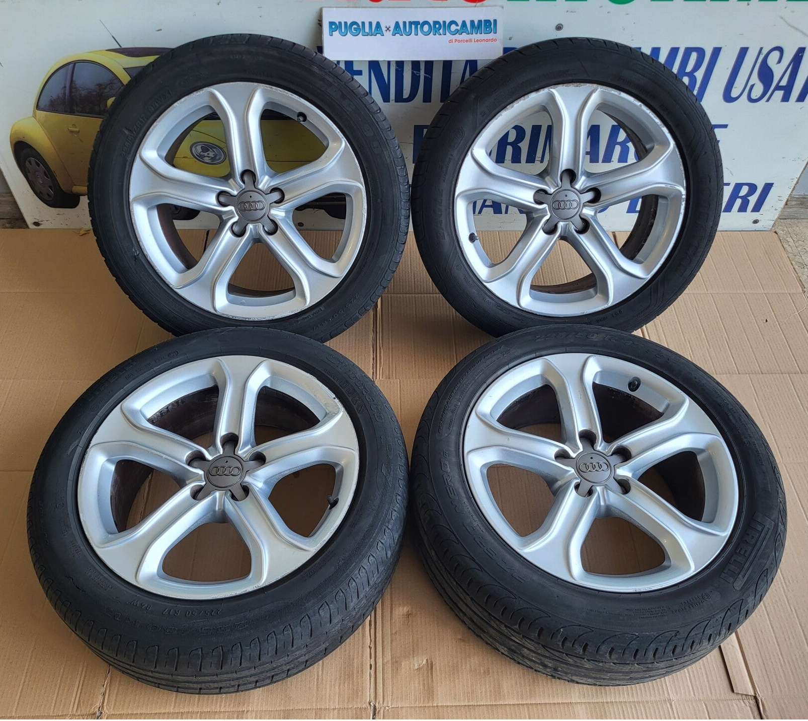 CERCHI IN LEGA 17" ORIGINALI AUDI A4/A5 8T0601025QB