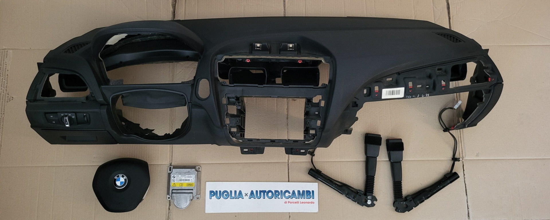 KIT AIRBAG COMPLETO PER BMW SERIE 1 F20/F21 6791332-05/34089354D