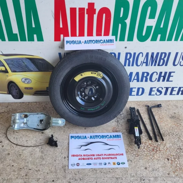KIT COMPLETO RUOTINO DI SCORTA PER FIAT FREEMONT 2011 IN POI