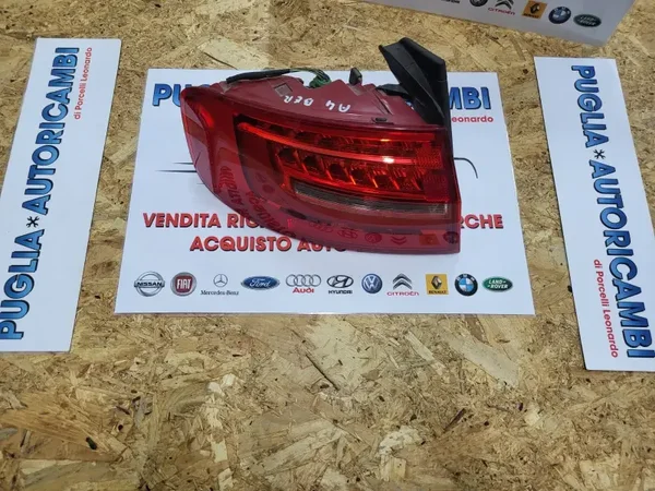 FANALE POSTERIORE SINISTRO SX PER AUDI A4 B8/B8.5 BERLINA FACELIFT 2SK01091601