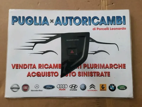 PULSANTE INTERRUTORE LUCI DI EMERGENZA VOLKSWAGEN POLO 6 SERIE 2G1919225