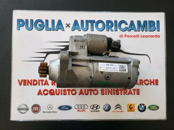 MOTORINO DI AVVIAMENTO PER AUDI VOLKSWAGEN SKODA SEAT 02E911023T