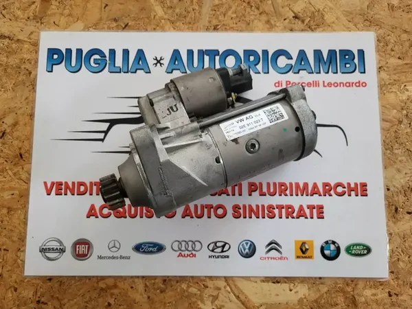 MOTORINO DI AVVIAMENTO ORIGINALE AUDI VOLKSWAGEN STARTER 02E911022T