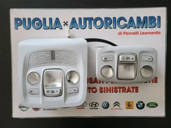 PLAFONIERA ANTERIORE E POSTERIORE LED PER PEUGEOT 2008 I 9673810977