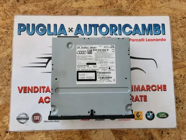 CENTRALINA SISTEMA DI NAVIGAZIONE MMI SD CD 8V0035874B AUDI A3 8V S3 RS3