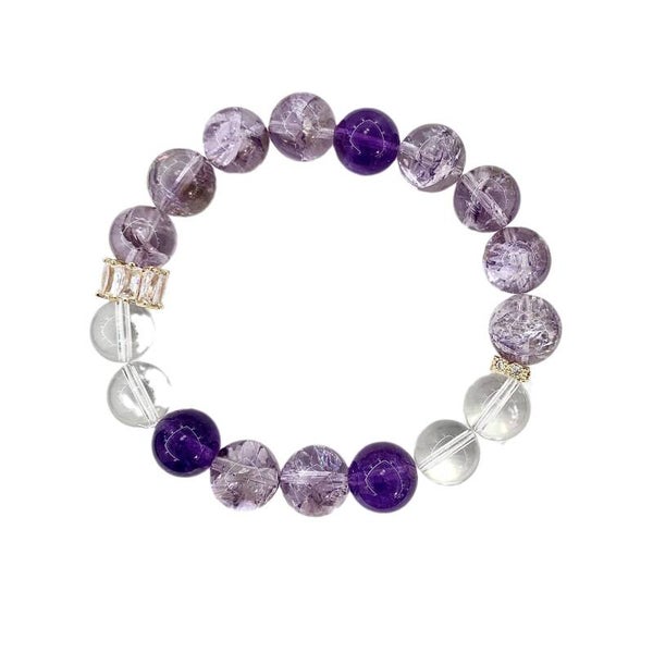 Mystery Purple Crystal Bracelet