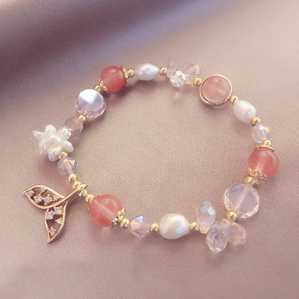 Mermaid Tail Crystal Bracelet