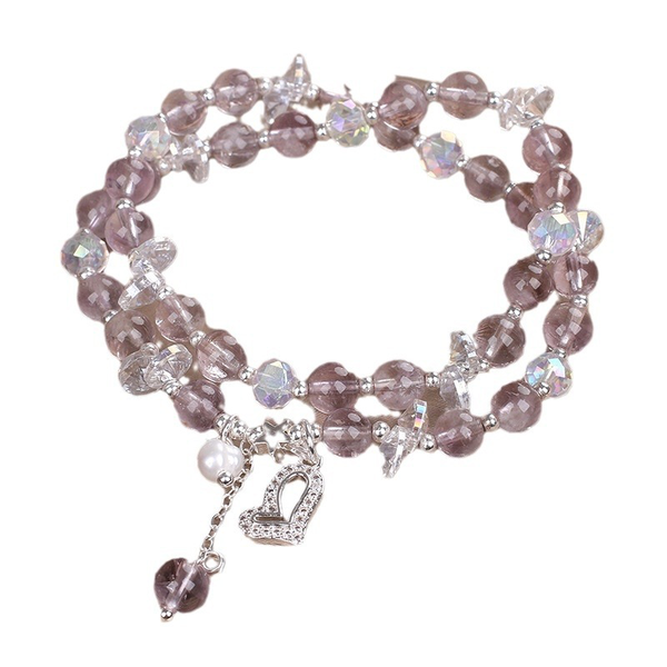 Double Ring Crystal Bracelet