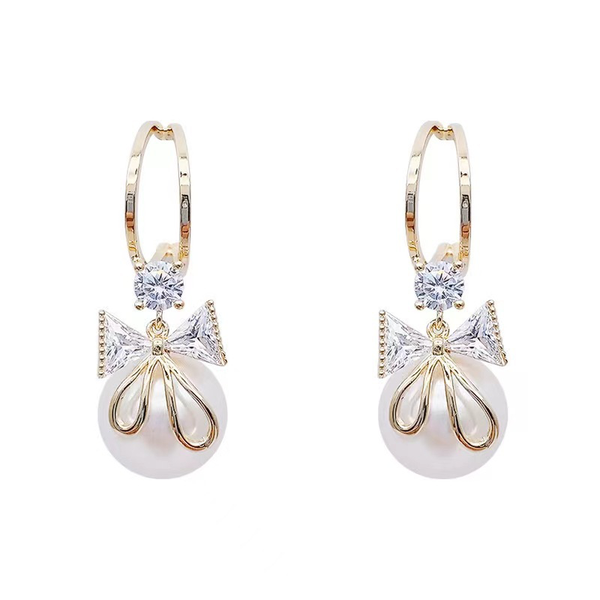 Bowknot Colorful Stud Earrings