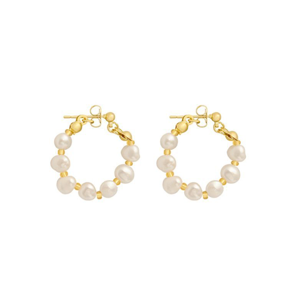Fashion OL Baroque Pearl Earrings