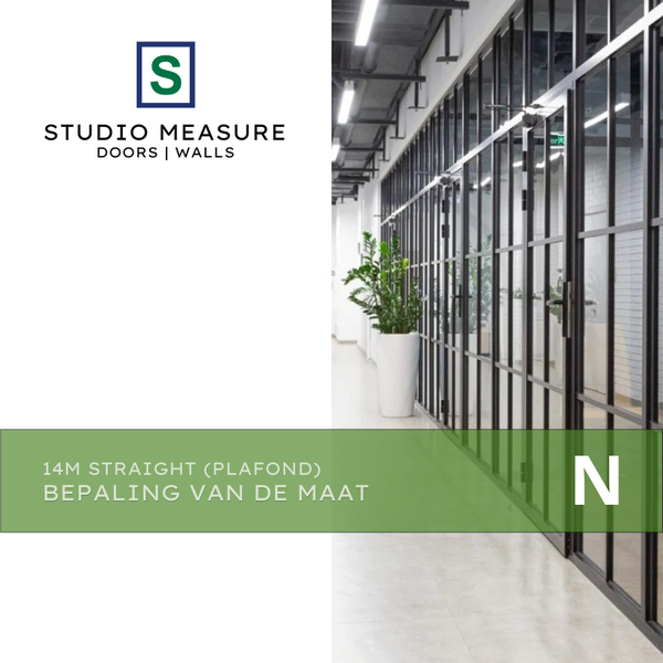 14M Straight Plafond aansluitend Bepaling van de Maat