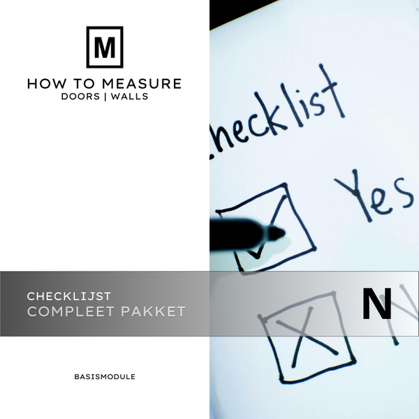 Download - Checklijst Compleet Pakket - Basismodule
