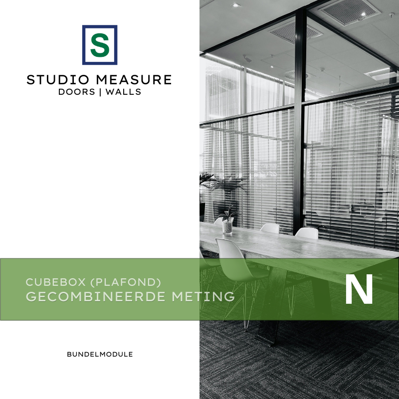 Cube Box Plafond aansluitend Bundelmodule Gecombineerde meting