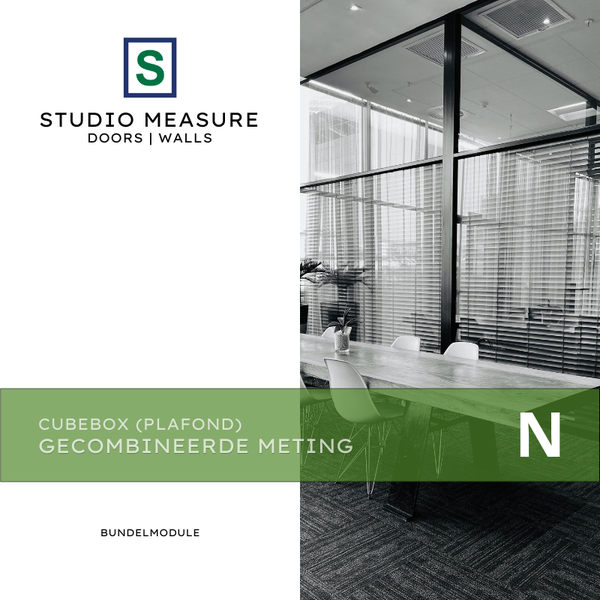 Cube Box Plafond aansluitend Bundelmodule Gecombineerde meting