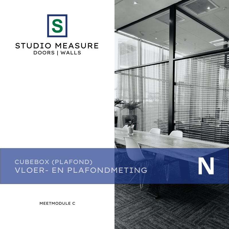 Cube Box Plafond aansluitend Meetmodule C Vloer- en plafondmeting