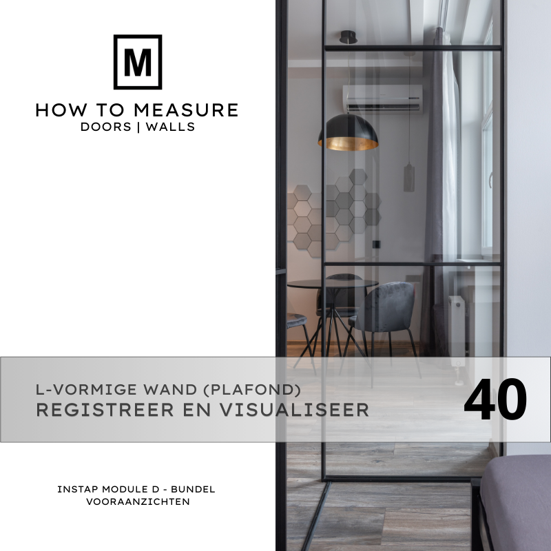 L-vorm wand Plafond aansluitend Instapmodule D Bundel 40 vooraanzichten