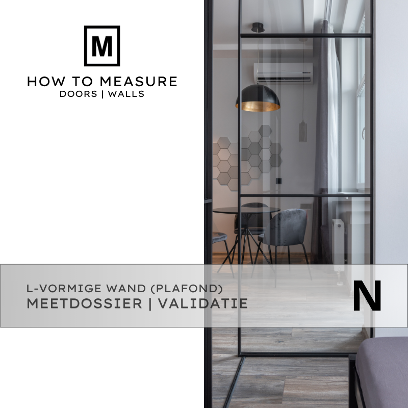 L-vorm Wand Plafond aansluitend Meetdossier Validatie