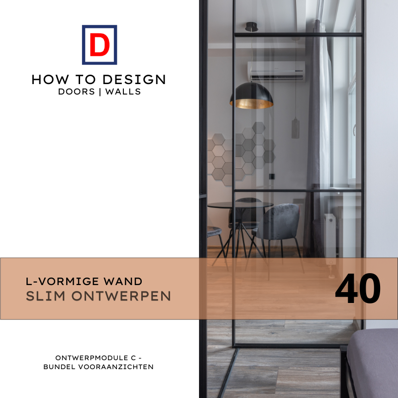 L-vorm wand Plafond aansluitend Ontwerpmodule C Bundel 40 vooraanzichten