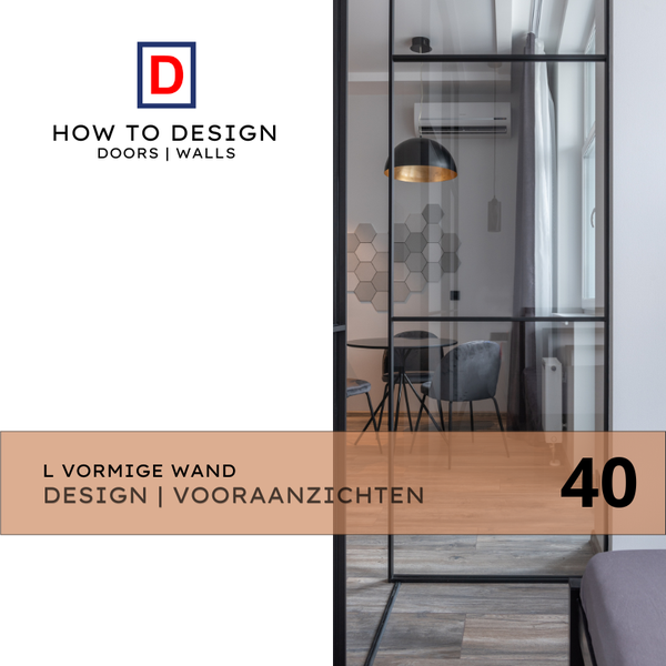 PDF-pakket 40 Vooraanzichten L-vormige Wand - Complete Ontwerpcursus