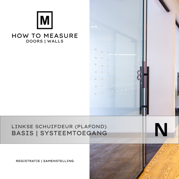 Linkse Schuifdeur Plafond aansluitend