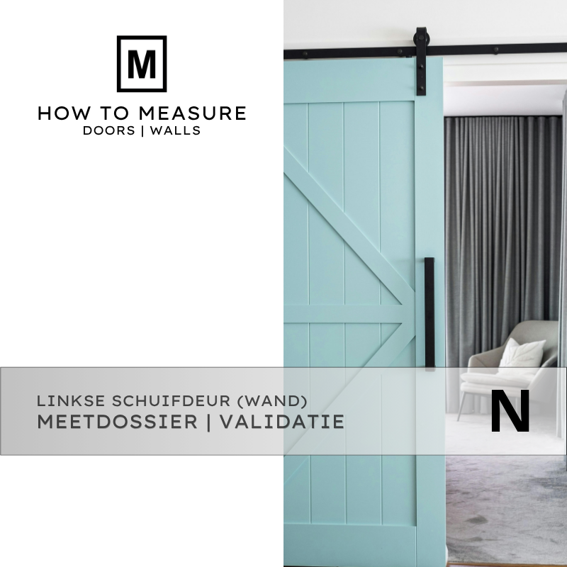 Linkse Schuifdeur Wand aansluitend Meetdossier Validatie